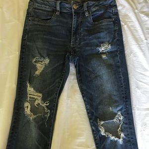 AE Distressed skinny jeans